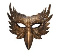 ECMQS Halloween Hawks for Costumes Parties Soft PU, Copper