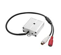 ECMQS HiFi Pickup Microphone Low Noise with Metal Aluminum Shell Extension Cable for Professional Model 801A Live Streaming Microphone