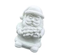 ECMQS Holiday Themed Unpainted Savings Box for Home Decor, A | Unpainted Resin Figurine, PVC Safe, Paintable Project for Kids Christmas Holiday Savings Decoration