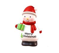 ECMQS Holiday Themed Unpainted Savings Box for Home Decor, D | Unpainted Resin Figurine, PVC Safe, Paintable Project for Kids Christmas Holiday Savings Decoration
