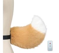 ECMQS Interactive Soft Lamb Tail Educational Toy, white, B | Voice Responsive Plush Animal Role Play Accessory for Childrens Parties Theater Educational Operations