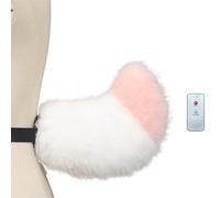ECMQS Interactive Soft Lamb Tail Educational Toy, White powder | Voice Responsive Plush Animal Role Play Accessory for Childrens Parties Theater Educational Operations