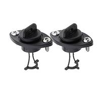 ECMQS Kayak Drain Plug for Kayak Dinghy Canoes Boats | Black Nylon Kayak Drain Plug with Screws Stop Water Infiltration Drain Water Out for Dinghy Kayak Canoes Boats