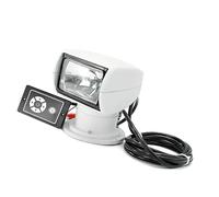 ECMQS Large Power LED Lighting Remote Control 360 Rotation Waterproof Designs Lamp Long Ranges Lighting for Boats & Yachts Marine Searchlight Remote Control LED