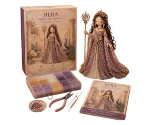 ECMQS Manual Bead Figure Project with Tools Display Appeal Ages 12+, D | Tools Guided Instructions with Decorative Mythology for Display Appeal and Bead Assembly Ages 12+