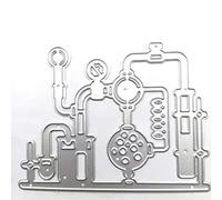 ECMQS Metal Cutting Dies Chemistry Experiment Equipment Set Embossing Font Cutting Dies School for Creative Decoration Ornam