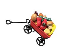 ECMQS Miniature Farm Cart Tiny Props 1/12 Scale Country Life