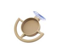 ECMQS Modern Pet Bowl with Suction Cup, Portable Window Mount, Bird Feeder Bowl, Plastic Structure, Suitable for Dry Food and Water, Suction Cup for Pet Food