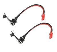 ECMQS Multipurpose 2 Wire Charging Port for Balancing Scooter | Easy Direct Replacement Installation Not Modification Needed for Outdoor Use with Selves Locking Socket and Cover