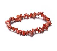 ECMQS Natural Gemstones Bead Chakras Crystal Chip Stone Color Gravel Bracelets for Yoga Prayer Protections Gemstones Beads Wristband Bangle