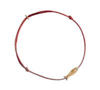 ECMQS Parent-child Bracelets Alloy Lucky Little Fish Hand Rope Color Thread Woven Adjustable Hand Rope Lucky Little Fish Bracelets Back-to-school Season