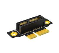 ECMQS PCIE 1X 4X 8X 16X Adapters Risers Card 90 Degree Risers Converters Card for 1U / 2U Server Computer Data Center Environment