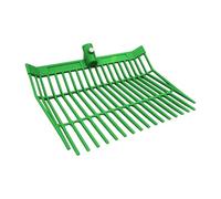 ECMQS Plastics Horse Manures Rakes Hays Pitches Fork for Horses | Sturdy Plastics Horse Manures Rakes 18 Angled Tines for Clean and Hays Handling Replacement Easy to Use