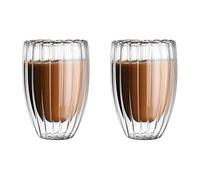 ECMQS Portable Borosilicate Glass Tumblers Double Wall Structure Beverage Mugs for Enhances Heat Retention and User Friendly Student Mug