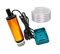 ECMQS Portable Water and Oil Transfer Pump with On-Cord Control, BOSC | Battery Powered Hose Pump for Temporary Drainage Jobs