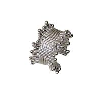 ECMQS Practical Metal Braided Rings Trendy Metal Braided Adornment for Those Who Love Distinctive Styles Everyday Wear