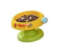 ECMQS Practical Raised Pet Bowl, Rustproof, Anti-slip, Food Container for the Need of Hangovers for Feeding and Absorbing, Non-Slip Base, Rustproof Feeding Bowl