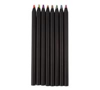 ECMQS Rainbow Colored Pencils 8Color In1 Rainbow Pencil for Kids Adults Art Drawing Wooden Colored Pencil Multi Pencils Bulk Kids Party with Erasers for