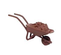 ECMQS Realistic 1: 64 Construction Worker Resin, Wheelbarrow