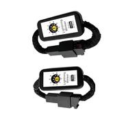 ECMQS Rear Turn Control Module Set Compatible with 4GA 4GF Sportback | Sequential Tail Lamp Upgrade Harness Pair, Left Right Black Housing