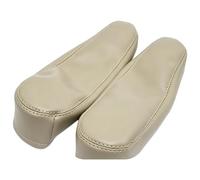 ECMQS Replacement Front Seats Armrest Protector Cover 2pcs Easy, Beige1