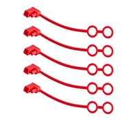 ECMQS SAE Battery Cable Cover | 2 Pin Red Plug Cap, 5 Piece Protective Set, Solar Harness Connector Guard, Spare Storage Organizer, Travel Helper