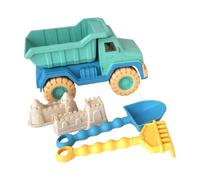 ECMQS Seaside Sand Activity Set with Dump Truck Shovel Mold, Green | Beach Play Gear for Garden Digging and Family Day Outings