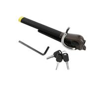 ECMQS Sensitivity Vehicle Steering Hook with Low Power, Silver white | Constructed Defense Tool with Passcode Security and Against Observed Technology for Greatest Car Security