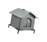 ECMQS Strong Chewproof Puss Shelter Impermeable Winter Warm Bedding for Wild Cats Capacious Interior Strong Wander Puss Shelter