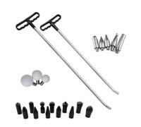 ECMQS T-Handle Dent Repair Tools with Two Curved Alloy Steel Rods
