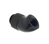 ECMQS The 45 degree water cooling angle adapter connector made of metal improves the pressure-resistant metal connection adapter