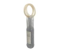 ECMQS Trendy Beverage Bag Expandable Mesh Pocket Wine Carrier Portable Insulation Cup Bag Water Bottle Holder Handwoven Gift Handwoven