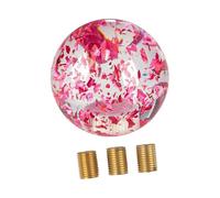 ECMQS Unique Crystal Ball Shape Gear Shifter Knob for Most, Glitter