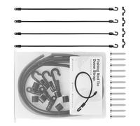 ECMQS Universals Wear Resistant Boats Rod Strap Replacement Rubber Tie Down Strap for Kayaks Yachts Marine Fishing Accessories Universals Wear Resistant Boats Rod
