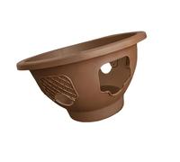 ECMQS Vertical Flower Basket Including Detachable Side Panels for Enhanced Gardening Permanent ABS Plant Container