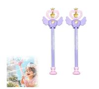 ECMQS Water Squirter, Pull-Out Beach Battle Game, Fairy Wand, Purple
