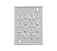 ECMQS Waterdrop Cutting Dies Wedding Invitation Star Heart Love Metal Cutting Dies Stencil Molds for the Maker