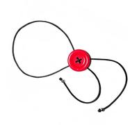 ECMQS Wax Thread Button Pendant Necklace Trendy Unisex Design for Dating Event Lightweight Comfort Jewelry Gift Necklace for Dating Event