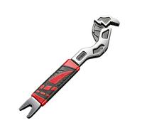 ECMQS Wrench Wide Jaw Tool with Grip, Open Type 12-INCH | Large Opening Adjustable Angles Slide Wrench Tool for Household Maintenance Mechanical Workshop Repair