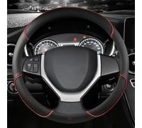 ECMWFPEJT Steering Wheel Cover, for SEAT Cupra Formentor/Cupra Born/Cupra Leon Non Slip Microfiber Leather Breathable Car Steering Wheel Protection de volant,O
