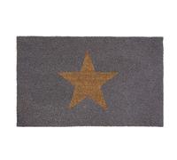 MY MAT Printed Coir Doormat, Perfect for Indoor and Outdoor Use, Large Welcome Mat for Front Door, Entryway and Patio (Star)