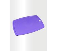 ECO 2 Pc Plastic Chopping Board with Deep Drip Juice Groove | 5MM Thick Non Slip Cutting Boards for Kitchen |Ideal Kitchen Chopping Board for Meat, Fruits & Vegs (Purple (Pack of 2))