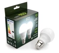 ECO 75W Equivalent B22 Bayonet Energy Saving LED Light Bulb, Low Energy 9.5W LED, 1055 Lumens, Cool White 6500K, Non-Dimmable, 15,000Hrs Lifetime.