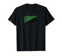 Eco-Anarchism Flag Textless Solarpunk Activist Grunge T-Shirt
