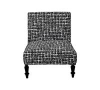 Eco-Ancheng Armless Chair Slipcover Removable Armless Accent Chairs Covers Washable Armless Slipper Chair Slipcover Printed Armless Chair Furniture Protector Covers for Living Dining Room Hotel
