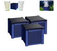 Eco-Aquarium Water Purifier Cube Horse Trough Water Filter Cube Activated Carbon Livestock Water Purifier for Ponds Fish Tank Sand Aquariums Ultra-Strong Filtration Absorption(3 PCS)