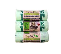 Eco Bag 24 Compostable Caddy Liners 10L Green