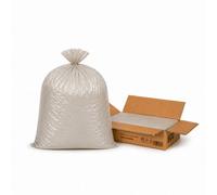Eco Bag Eco360C Heavy Duty Clear Compactor Refuse Sack - Bin Bag - 15Kg
