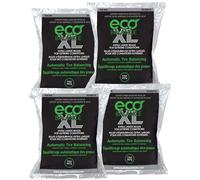 ECO Balance 14-ECOXL4 ECO XL Extreme Condition Tire/Wheel Balancing Beads - Off-Road Vehicles, Light Duty Truck Tires, (4) 14oz Balance Bead Bags, (4) Valve Caps