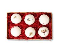 Eco Bath London Big Round Bath Bomb Gift Set - Luxurious and Aromatic All-Natural Handmade Bath Bombs, Multiple Scents Available (Christmas Spirit, Lavender, Rose, Sea Breeze, Lemon, Truly Tropical)